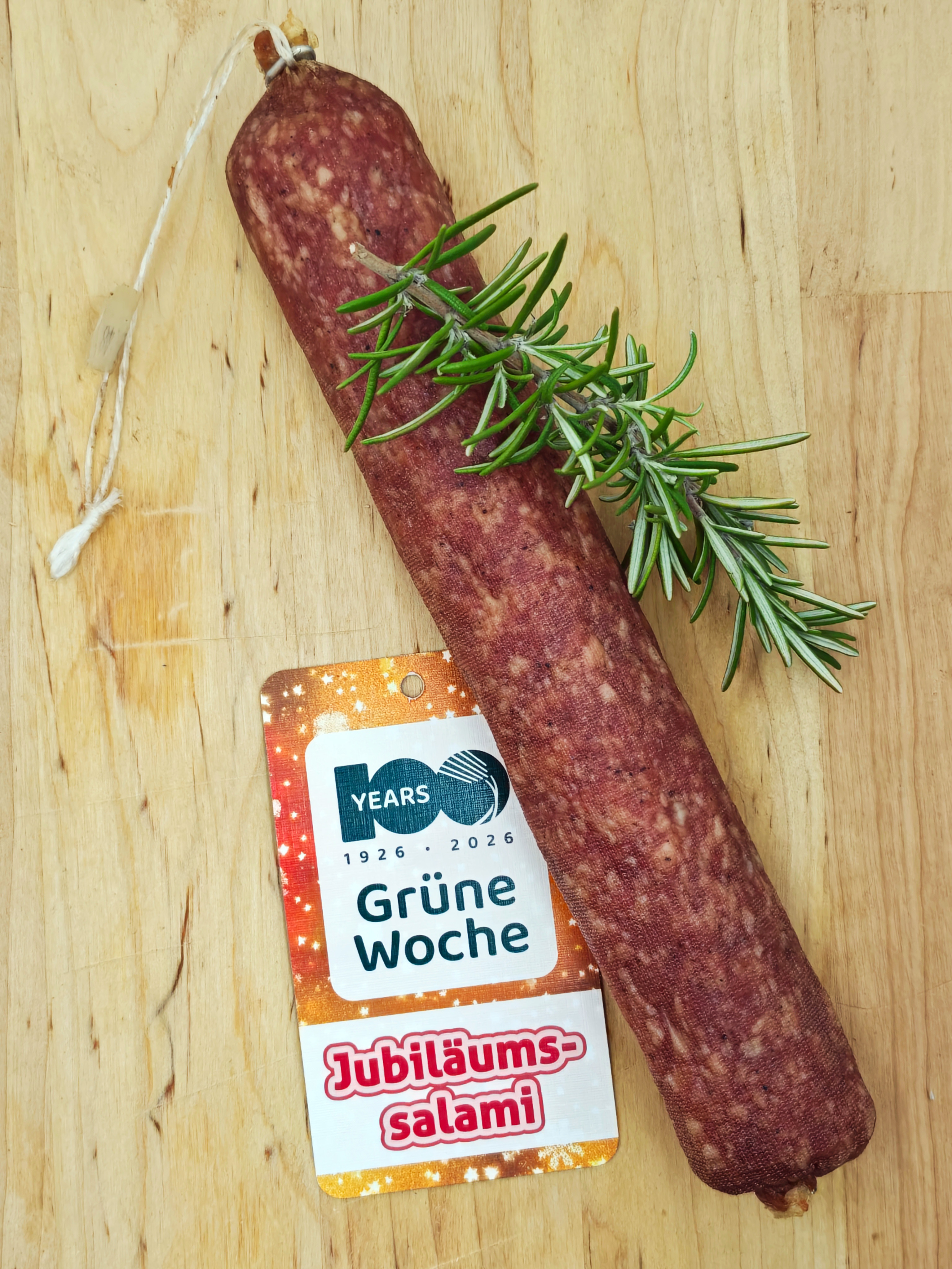 Jubiläumssalami, 200 g Rohfüllgewicht